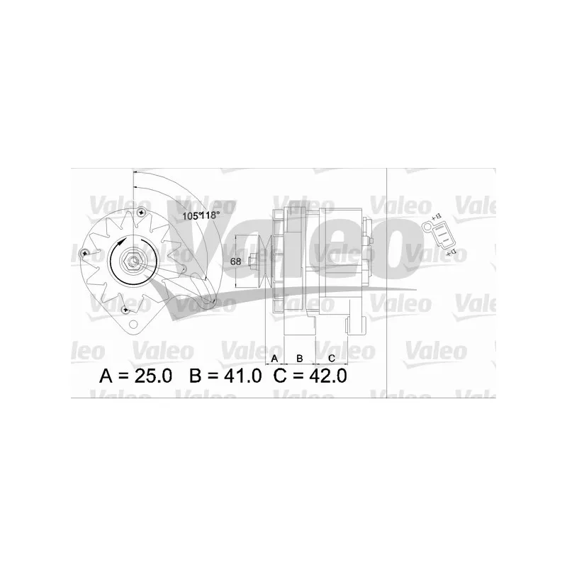 Alternateur VALEO 436688 - Visuel 1