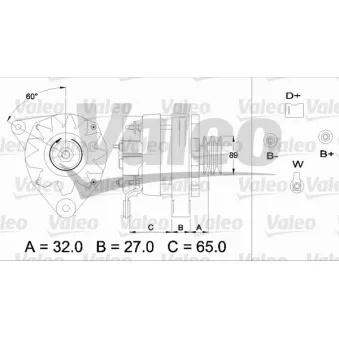 Alternateur VALEO OEM 3618906M1