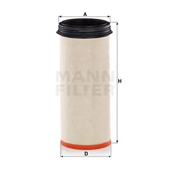 Filtre à air secondaire MANN-FILTER CF 1810/1 pour IVECO TRAKKER AD190T36WP - 360cv