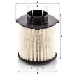 MANN-FILTER PU 9001/1 x - Filtre à carburant