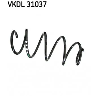 Ressort de suspension SKF VKDL 31037 pour VOLKSWAGEN POLO 1.2 - 60cv