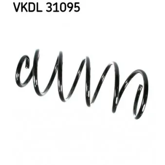 Ressort de suspension SKF VKDL 31095 pour VOLKSWAGEN GOLF 2.0 4motion - 115cv