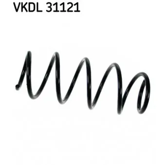 Ressort de suspension SKF VKDL 31121 pour VOLKSWAGEN POLO 1.4 TDI - 75cv