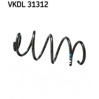Ressort de suspension SKF VKDL 31312 pour VOLKSWAGEN POLO 1.6 - 105cv