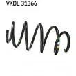 Ressort de suspension SKF [VKDL 31366]