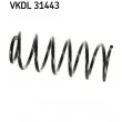 Ressort de suspension SKF [VKDL 31443]