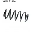 Ressort de suspension SKF [VKDL 31666]