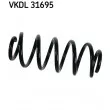 SKF VKDL 31695 - Ressort de suspension