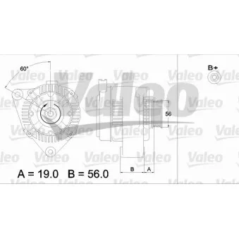 Alternateur VALEO OEM 57055M