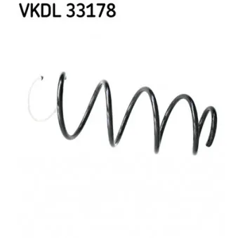 Ressort de suspension SKF VKDL 33178 pour CITROEN C3 1.6 HDi 90 - 90cv