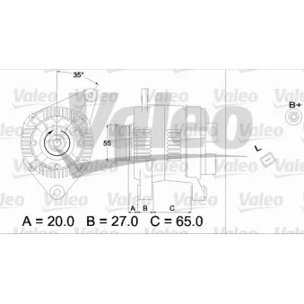 Alternateur VALEO OEM 7700431942