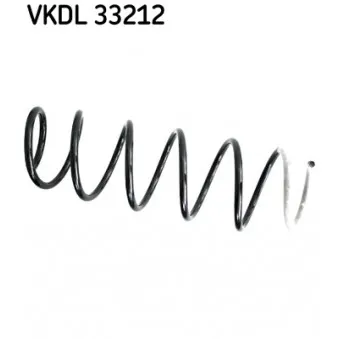 Ressort de suspension SKF VKDL 33212 pour CITROEN C3 1.1 - 60cv