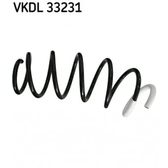 Ressort de suspension SKF VKDL 33231 pour PEUGEOT 207 1.6 HDI - 109cv