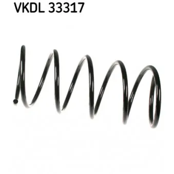 Ressort de suspension SKF VKDL 33317 pour PEUGEOT 206 1.6 16V - 107cv