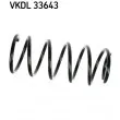 Ressort de suspension SKF [VKDL 33643]