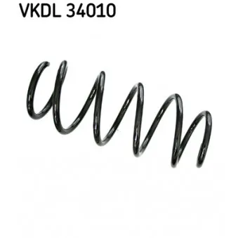 Ressort de suspension SKF VKDL 34010 pour FORD FIESTA 1.6 TDCi - 90cv
