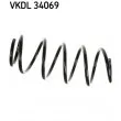 Ressort de suspension SKF [VKDL 34069]
