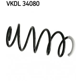 Ressort de suspension SKF VKDL 34080 pour FORD FIESTA 1.6 TDCi - 90cv