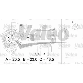 Alternateur VALEO OEM 3730037150