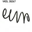 Ressort de suspension SKF [VKDL 38267]