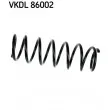 Ressort de suspension SKF [VKDL 86002]