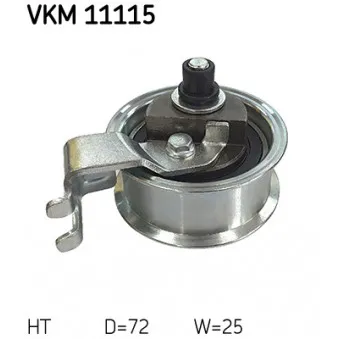 SKF VKM 11115 - Poulie-tendeur, courroie crantée