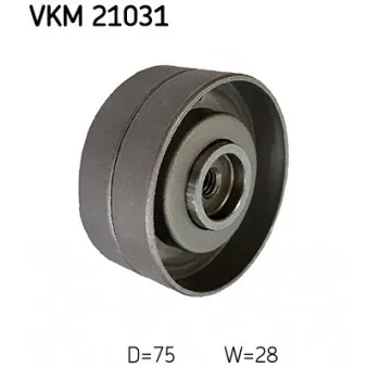 SKF VKM 21031 - Poulie renvoi/transmission, courroie de distribution