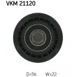SKF VKM 21120 - Poulie renvoi/transmission, courroie de distribution