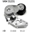 SKF VKM 31231 - Poulie-tendeur, courroie trapézoïdale à nervures