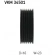 SKF VKM 34501 - Poulie renvoi/transmission, courroie trapézoïdale à nervures