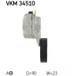 SKF VKM 34510 - Poulie-tendeur, courroie trapézoïdale à nervures