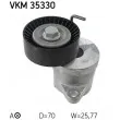 SKF VKM 35330 - Poulie-tendeur, courroie trapézoïdale à nervures
