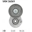 SKF VKM 36069 - Poulie-tendeur, courroie trapézoïdale à nervures