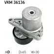 SKF VKM 36136 - Poulie-tendeur, courroie trapézoïdale à nervures