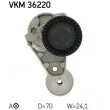 SKF VKM 36220 - Poulie-tendeur, courroie trapézoïdale à nervures