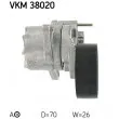 SKF VKM 38020 - Poulie-tendeur, courroie trapézoïdale à nervures