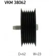 SKF VKM 38062 - Poulie renvoi/transmission, courroie trapézoïdale à nervures