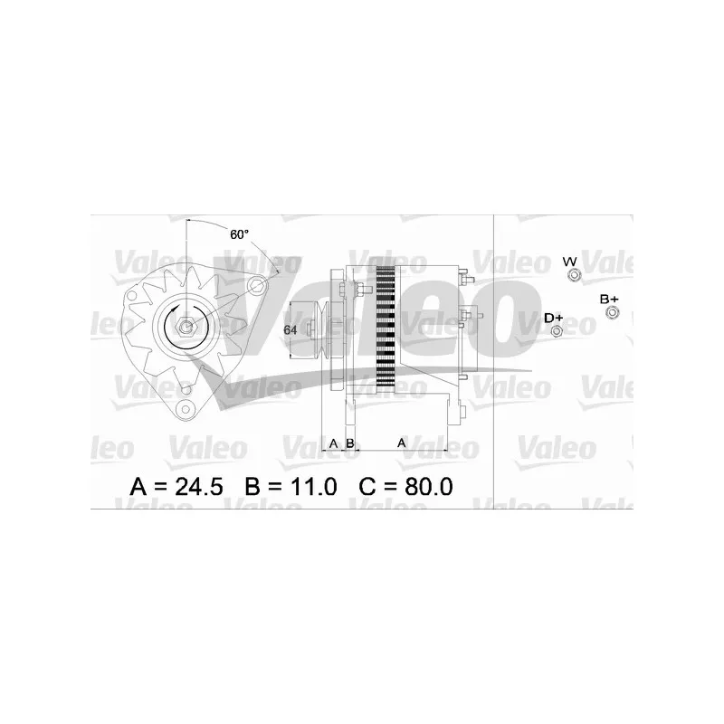 Alternateur VALEO 437380 - Visuel 1