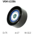 SKF VKM 61086 - Poulie renvoi/transmission, courroie trapézoïdale à nervures