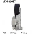 SKF VKM 61087 - Poulie-tendeur, courroie trapézoïdale à nervures