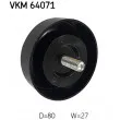 SKF VKM 64071 - Poulie renvoi/transmission, courroie trapézoïdale à nervures