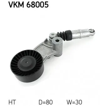 SKF VKM 68005 - Poulie-tendeur, courroie trapézoïdale à nervures
