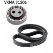 SKF VKMA 31106 - Jeu de courroies trapézoïdales à nervures