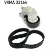 SKF VKMA 33164 - Jeu de courroies trapézoïdales à nervures