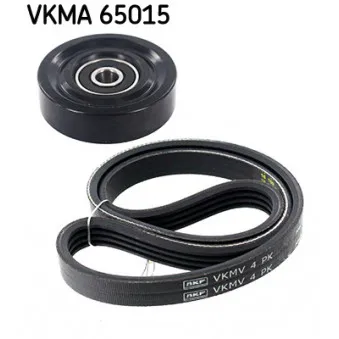 SKF VKMA 65015 - Jeu de courroies trapézoïdales à nervures