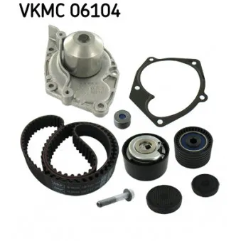 Pompe à eau + kit de courroie de distribution SKF VKMC 06104
