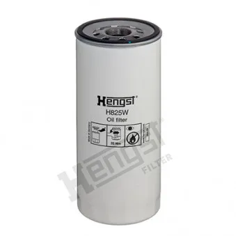 Filtre à huile HENGST FILTER H825W pour VOLVO FMX II 500 - 500cv