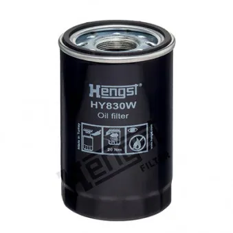 Filtre, système hydraulique de travail HENGST FILTER HY830W pour DEUTZ-FAHR AGROTRON 120 - 131cv