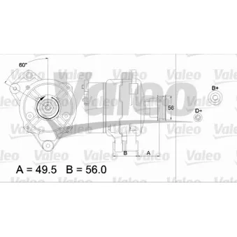 Alternateur VALEO OEM 50903015CX