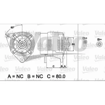 Alternateur VALEO OEM 500314723